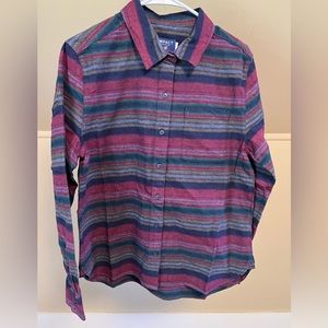 New Impact Collection United by Blue Womens Flannel Medium Rhododendron